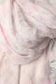 Leichter grau rosa Damen Schal mit verwischtem Muster - Modeschal von Q2 - Detailansicht