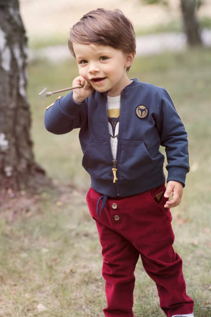 90% Baumwolle Pinokio blau mit Reißverschluss Garcon Jäckchen Jungen mit netten Taschen Sweatjacke für Babys und Kids 