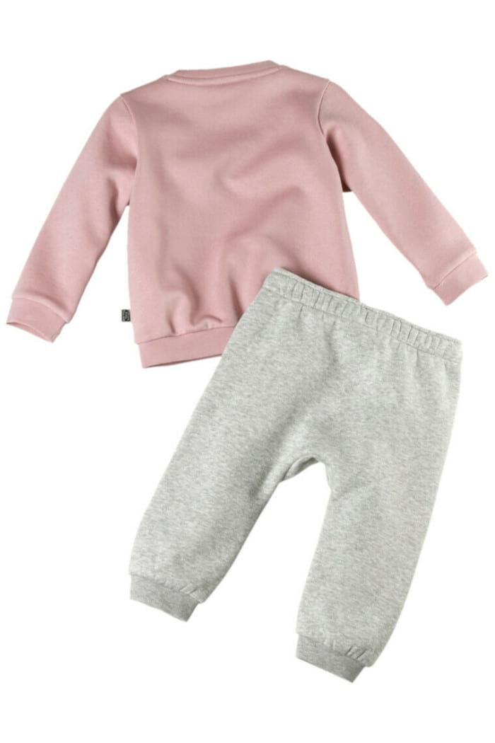 - Baby 2er Jogginganzug Kinder MINICATS PUMA Grau Set Rosa