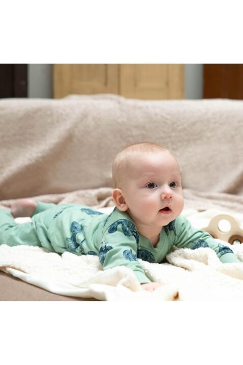 Dirkje Baby Pyjama Hausanzug langarm mit Druckknöpfen aus Bio-Baumwolle - Kinder Schlafanzug für Jungen von Dirkje - Babyphoto