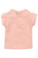Baby T-Shirt Kinder Sommershirt mit Puffärmeln aus Baumwolle - Mädchen Rundhalsshirt kurzarm in rosa von Dirkje - Rückansicht