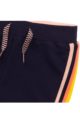 Babyhose Shorts kurze Hose aus weicher Baumwolle in navy mit Streifen - Babyshorts für Mädchen von Dirkje - Detailansicht