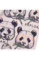 Baby Kurzarmshirt mit Tiermotiv + Druckknöpfen an der Schulter - Graues Rundhalsshirt für Kinder von Dirkje - Detailansicht