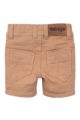 Baby Kinder Shorts Jeanshose für den Sommer im Vintage-Style aus Baumwolle - Jeans-Shorts beige mit Taschen von Dirkje - beige - Rückansicht