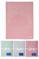 Babydecken aus rosa beeren berry, mintgrün & grauer Baby Kinder Baumwoll Strickdecke mit Wolke aus 100% zertifizierter OEKO Tex Baumwolle von Nordic Coast Company - Set Kinderdecken Übersicht