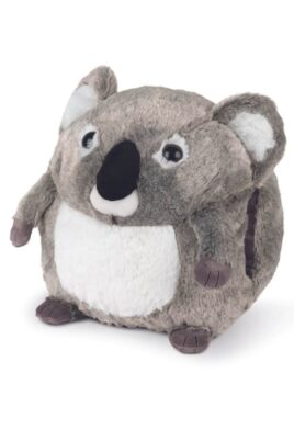 COZY NOXXIEZ Kinder Baby Kuscheltier Handwärmer Koala mit Eingriffslöcher zum Wärmen für Jungen & Mädchen – Weicher 3in1 Tier Muff, Plüschtier, Kopfkissen CE Kennzeichnung – Vorderansicht