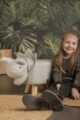 Jungen & Mädchen Kinderhocker Tier mit Dinosaurier aus Holz & Kunstleder Lederoptik - Hocker in Tierform CE Kennzeichnung hochwertig von COZY NOXXIEZ - Kinderfoto