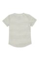 Basic Grün-Weißes Kinder Baby T-Shirt mit Streifen, kurzen Ärmeln, Rundhals & Markenlogo für Jungen von Koko Noko - Rückansicht