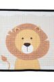 Baby Kinder XL große Spieldecke Spielmatte mit Löwe Tiermotiv Safari 150x200 cm von Love by Lily - Detailansicht Playmat