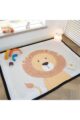 Löwe Lion Spieldecke Krabbeldecke gesteppt für Babys & Kinder 150x200 cm mit Aufbewahrungstasche von Love by Lily - Ansicht von oben Spielmatte