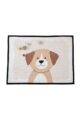 Dog Hunde Baby Kinder große Spielmatte Spieldecke gesteppt in XL 150x200 cm mit rutschfestem Boden von Love by Lily - Krabbelmatte Vorderansicht