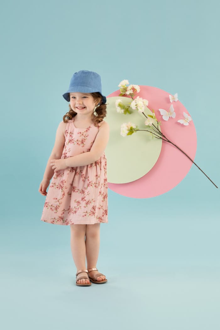 Süßes Sommer Kinder- & Babykleid mit Blumen 🌸 Luftig leicht