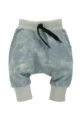 Baby & Kinder Pumphose mit Taschen, BATIK Muster, Kordel & breitem Bund für Jungen in Blau Mint von Pinokio - Vorderansicht Haremshose