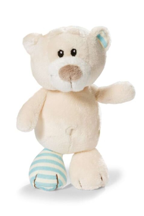 Baby & Kinder Kuscheltier Schmusetier Bär Taps 24 cm beige von My First NICI - Vorderansicht Beare Soft Toy Dangling Plüschtier