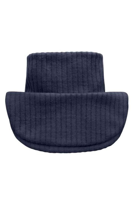 Navyblauer Baby & Kinder Halswärmer Rollkragenschal Loop aus Strick für Herbst & Winter von Pinokio - Vorderansicht warmer & dicker knitted Strickschal schlauchförmig für Jungen & Mädchen