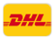 DHL Logo Versand in Weiß